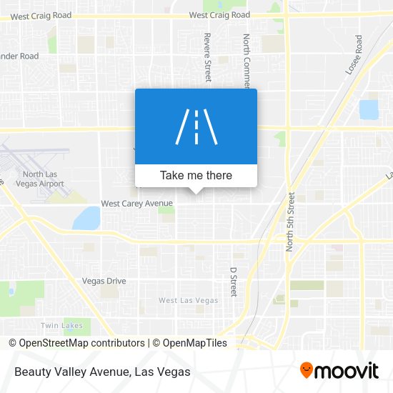 Mapa de Beauty Valley Avenue