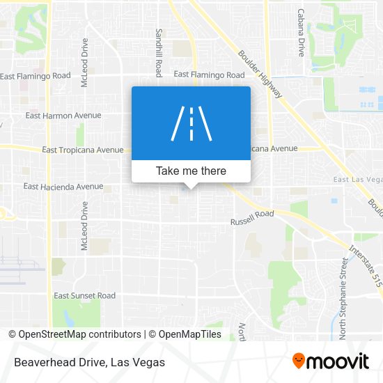 Beaverhead Drive map