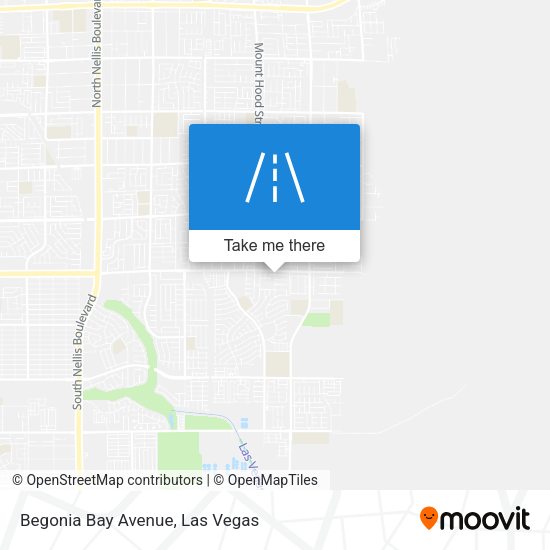 Begonia Bay Avenue map