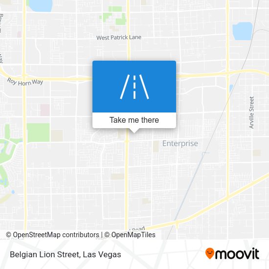 Belgian Lion Street map