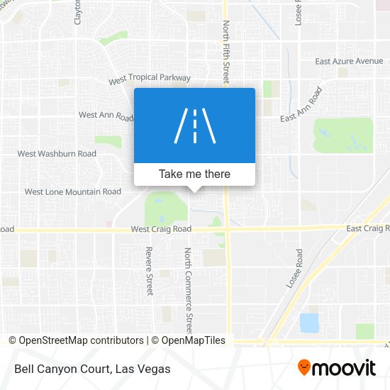 Bell Canyon Court map