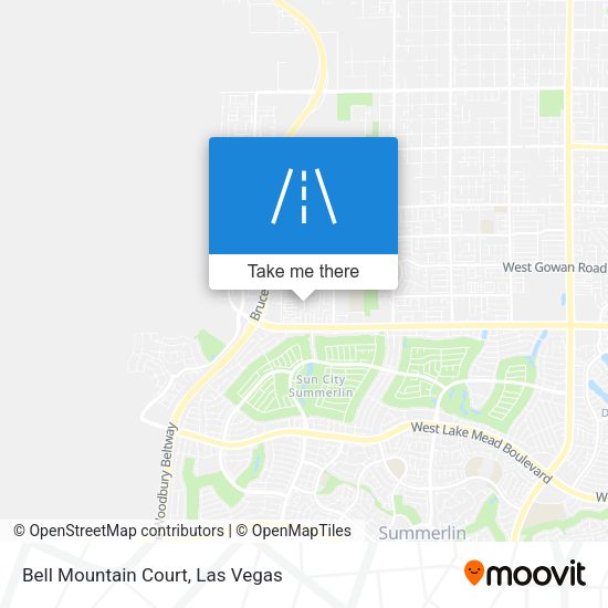 Bell Mountain Court map
