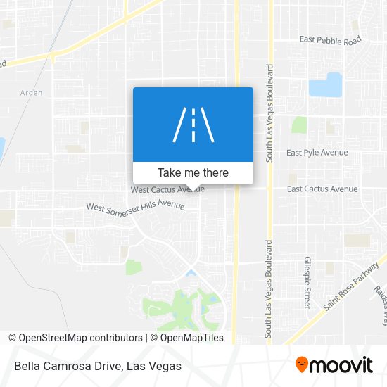 Bella Camrosa Drive map