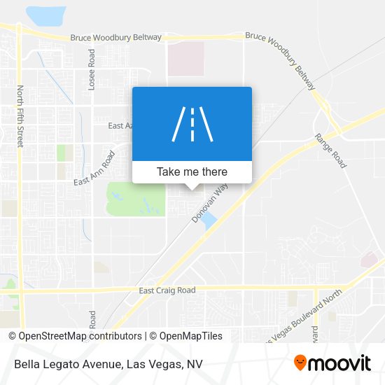 Mapa de Bella Legato Avenue