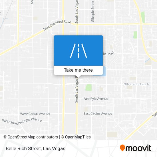 Mapa de Belle Rich Street