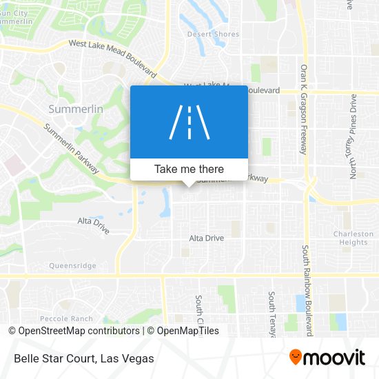 Belle Star Court map