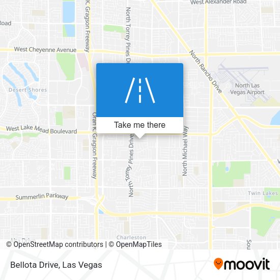 Mapa de Bellota Drive
