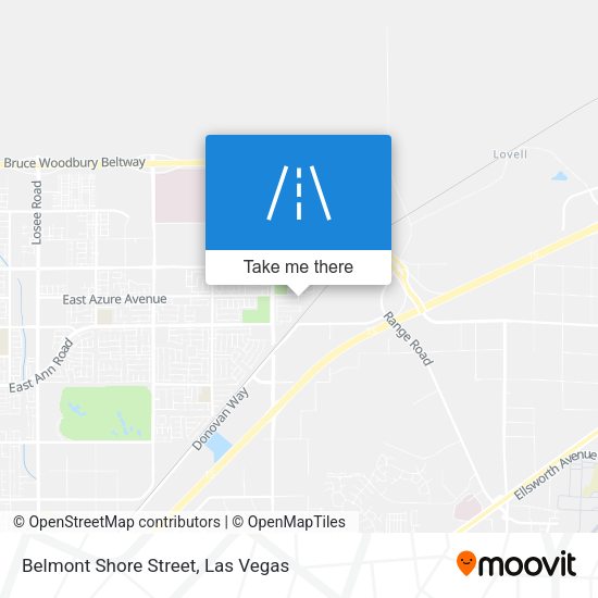 Belmont Shore Street map