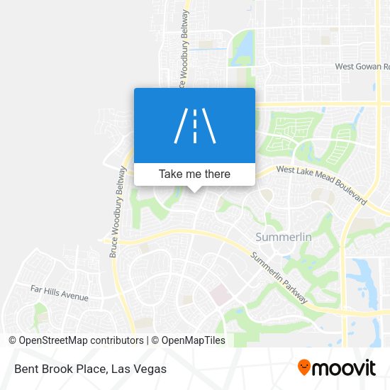 Mapa de Bent Brook Place