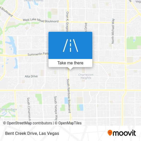 Mapa de Bent Creek Drive