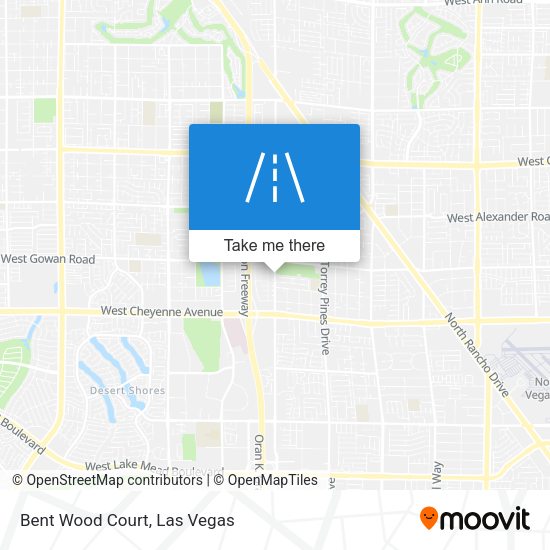 Bent Wood Court map