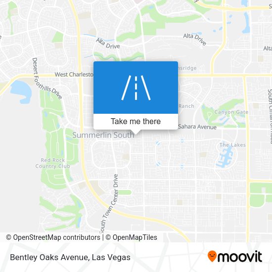 Bentley Oaks Avenue map