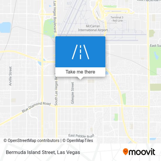 Bermuda Island Street map