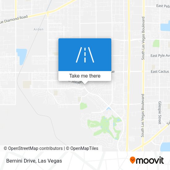 Mapa de Bernini Drive