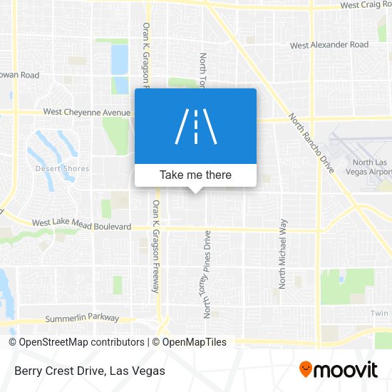 Mapa de Berry Crest Drive