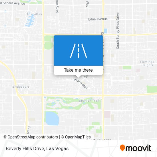 Beverly Hills Drive map