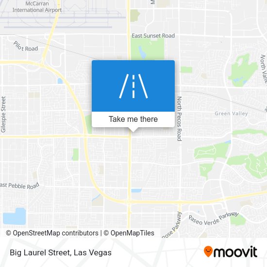 Mapa de Big Laurel Street