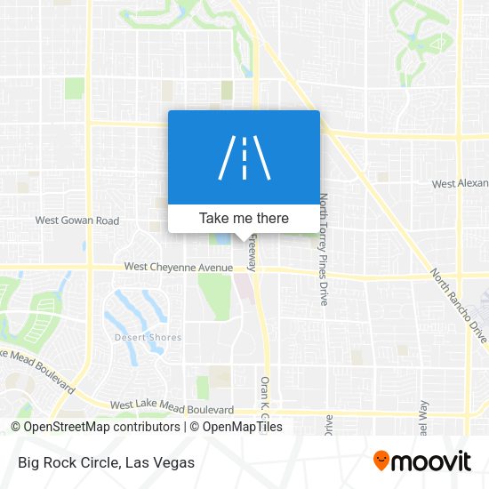 Mapa de Big Rock Circle