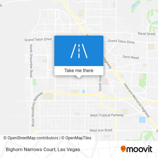 Bighorn Narrows Court map