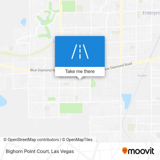 Bighorn Point Court map