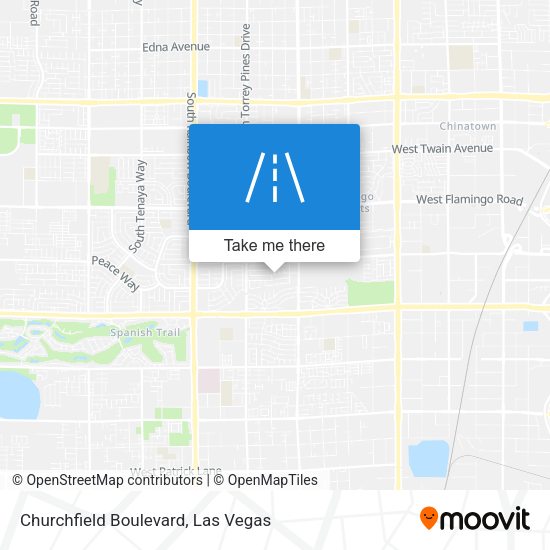 Mapa de Churchfield Boulevard