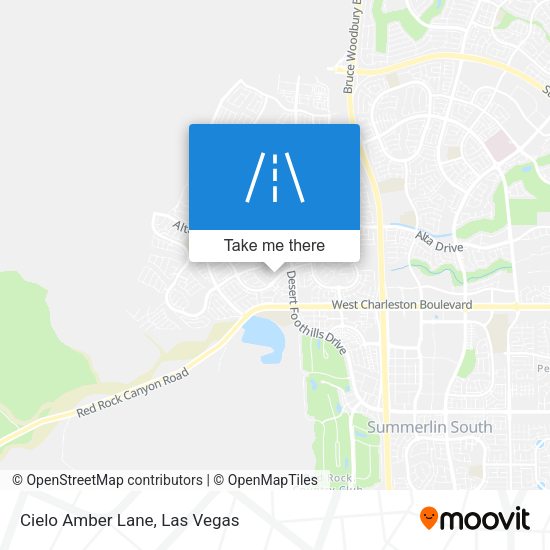 Cielo Amber Lane map