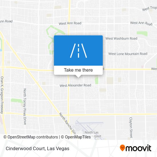 Cinderwood Court map
