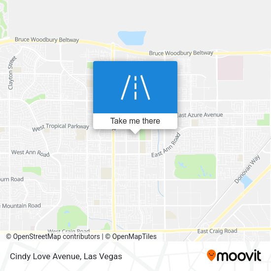 Mapa de Cindy Love Avenue