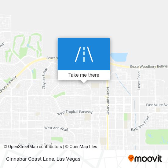 Cinnabar Coast Lane map