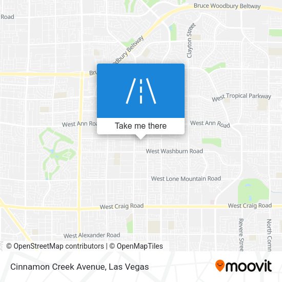 Mapa de Cinnamon Creek Avenue