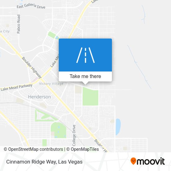 Cinnamon Ridge Way map