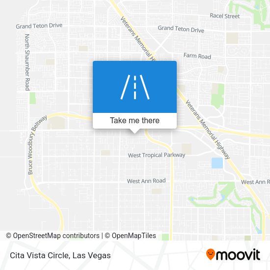 Mapa de Cita Vista Circle