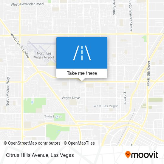Citrus Hills Avenue map