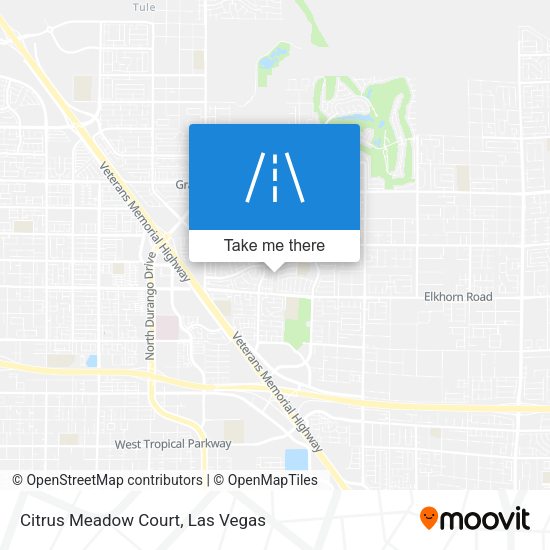 Citrus Meadow Court map
