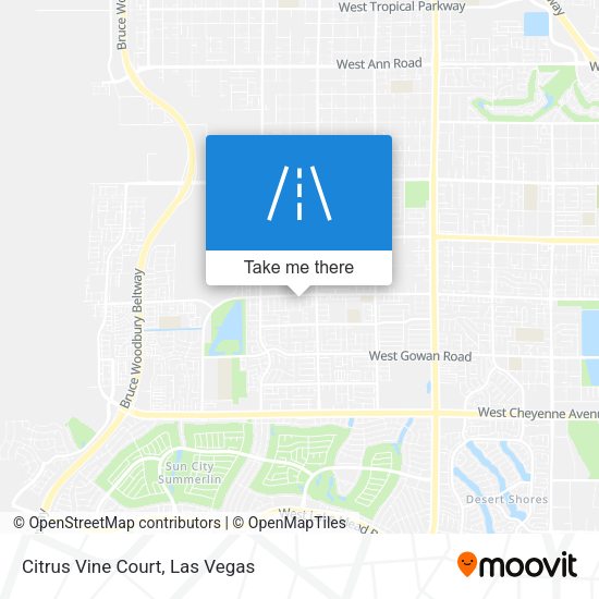 Mapa de Citrus Vine Court