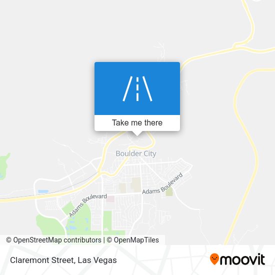 Claremont Street map