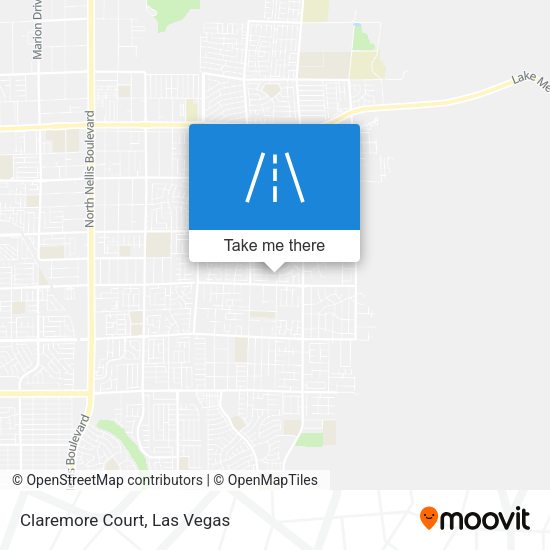 Mapa de Claremore Court