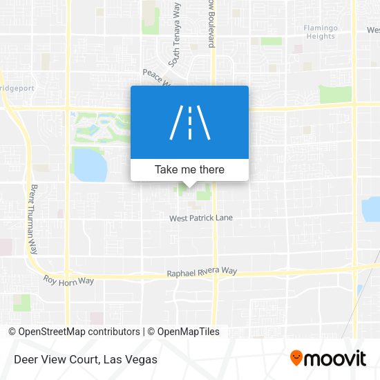 Deer View Court map