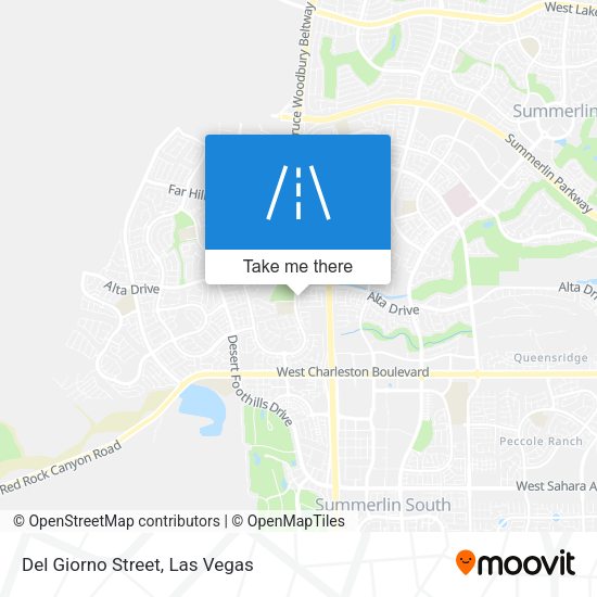 Del Giorno Street map