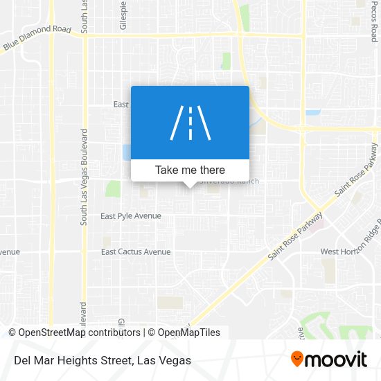 Del Mar Heights Street map