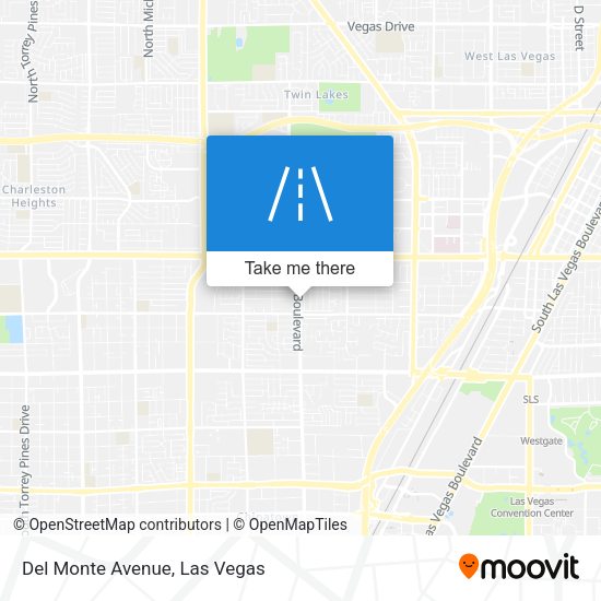 Del Monte Avenue map