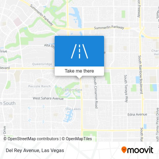 Del Rey Avenue map