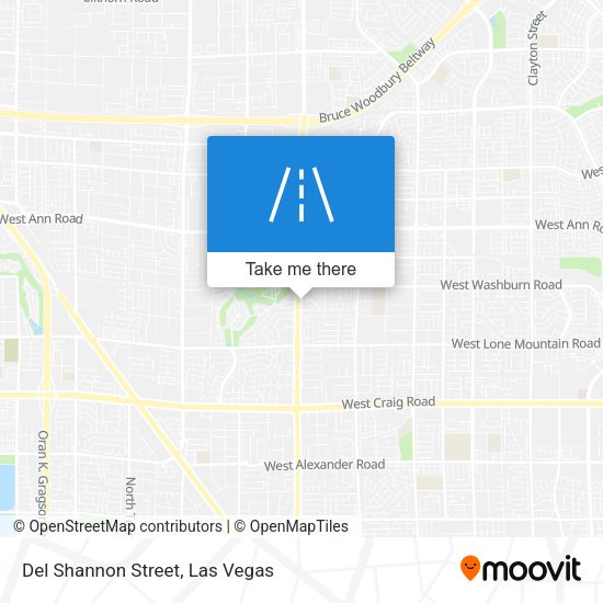 Del Shannon Street map