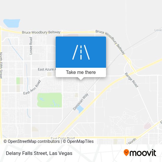 Delany Falls Street map