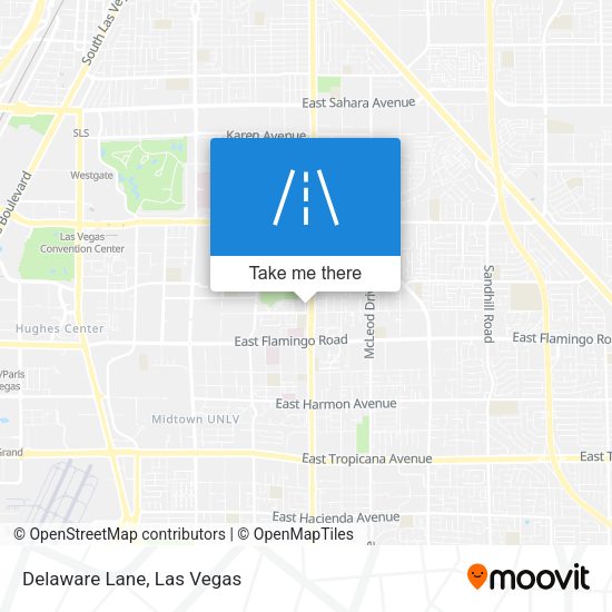 Mapa de Delaware Lane