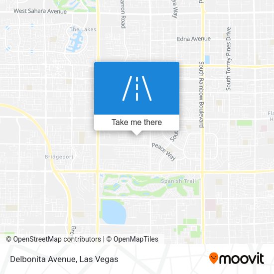 Delbonita Avenue map