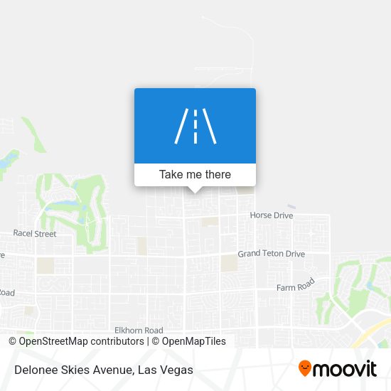Delonee Skies Avenue map