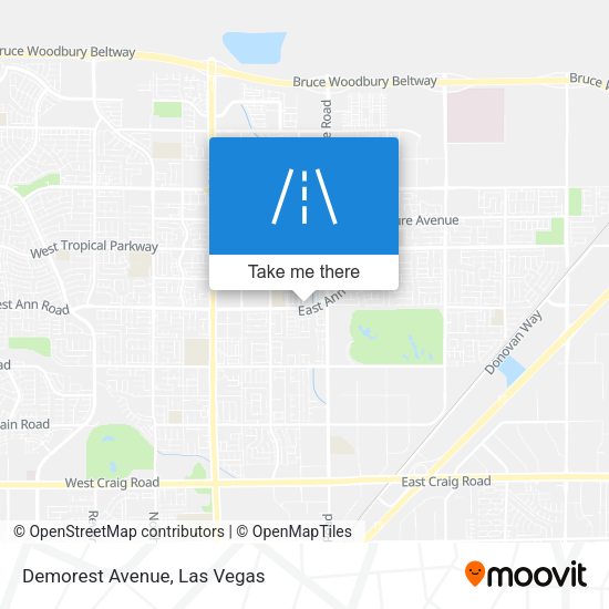 Mapa de Demorest Avenue