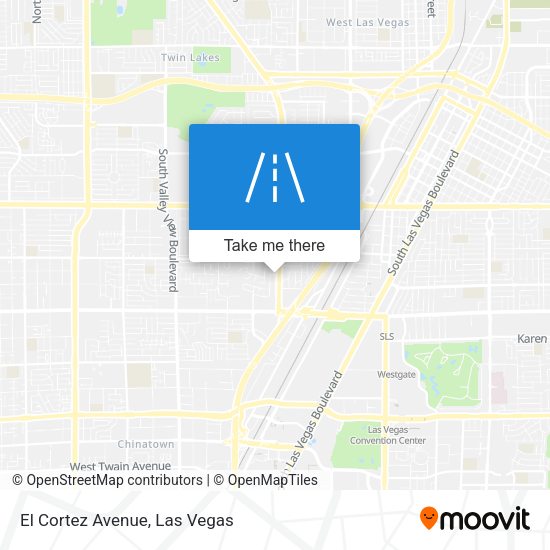 El Cortez Avenue map