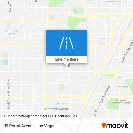 Mapa de El Portal Avenue